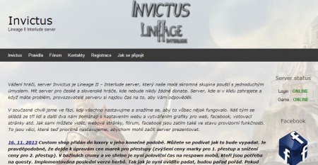 Invictus -> Nový Interlude server, nová naděje
